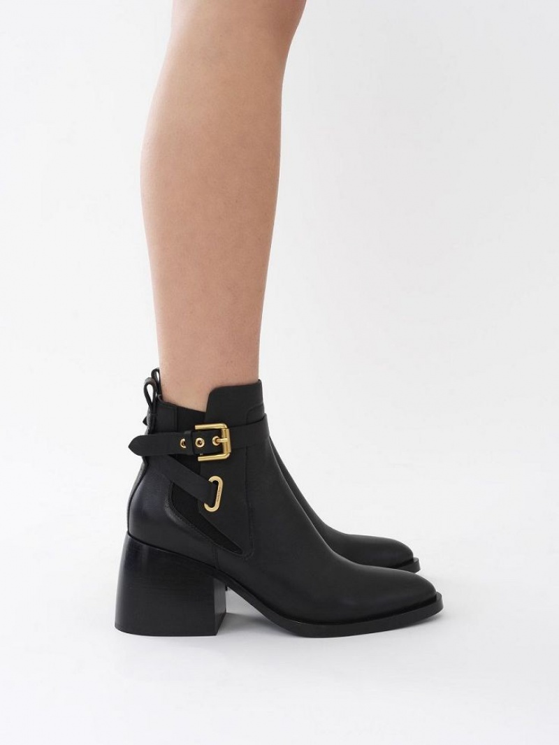 Chloe Averi Enkellaarzen Zwart | CHE-SR14869